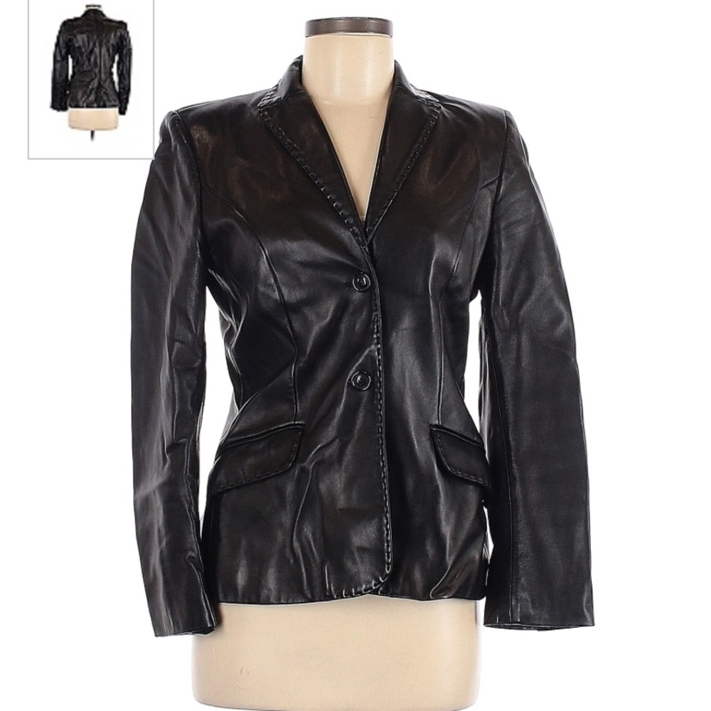 PIAZZA SEMPIONE Leather Jacket